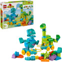 LEGO 10451 DUPLO Town Dinosaurs on Wheels 3-in-1 Set, Construction Toy