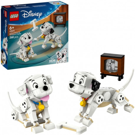 LEGO 43271 Disney Classic Puppies Lucky and Penny from 101 Dalmatians, Construction Toy