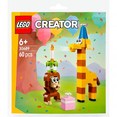 LEGO 30689 Creator Birthday Party Animals, construction toy