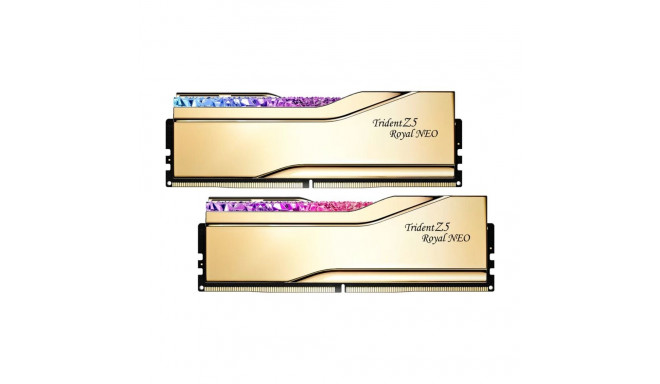 G.Skill DDR5 - 48GB - 6000 - CL - 26 (2x 24 GB) Dual Kit, gold RAM, F5-6000J2636H24GX2-TR5NG, Triden