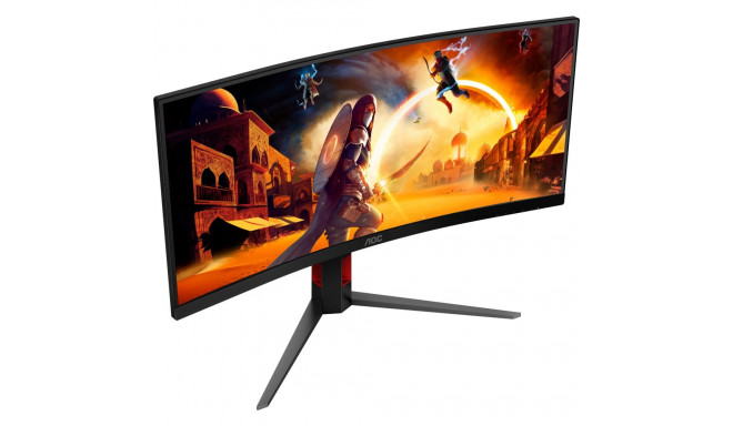 AOC CU34G4, gaming monitor - 34 - black (matt), WQHD, Fast-VA, Curved, Adaptive-Sync, AMD FreeSync P