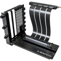 Montech Vertical GPU Mounting Kit, PCIe 4.0 riser cable black, 20cm
