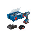 Bosch Professional Cordless Drill GSR 18V-28 Professional, 18 Volt blue/black, 2x Li-ion batteries 3