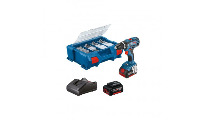 Bosch Professional Cordless Drill GSR 18V-28 Professional, 18 Volt blue/black, 2x Li-ion batteries 3