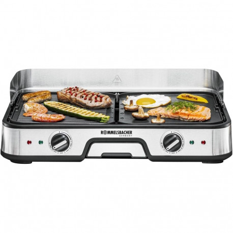 Elektrogrill BBQ 2025 (schwarz/edelstahl, 2.000 Watt)
