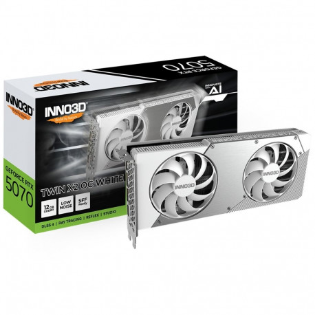 GeForce RTX 5070 TWIN X2 OC (DLSS 5, 3x DisplayPort, 1x HDMI 2.1), valge