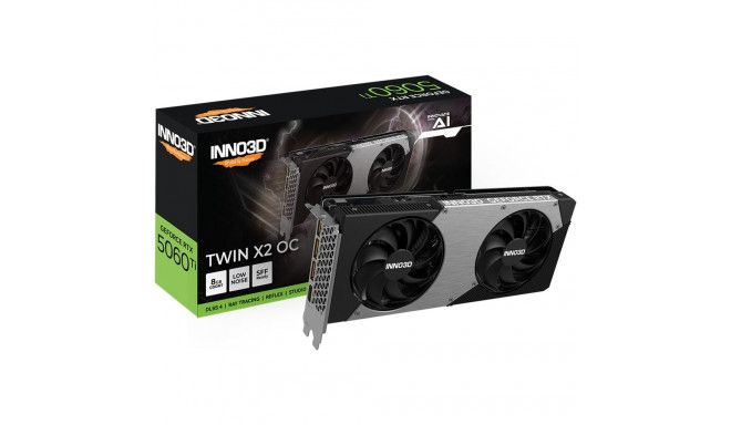 Inno3D GeForce RTX 5060 Ti TWIN X2 8GB (DLSS 4, 3x DisplayPort, 1x HDMI 2.1)