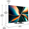 Hisense 65U7Q - 65 - black (matt), UltraHD/4K, Mini-LED, Hi-View AI Engine, QLED Color, 144Hz panel