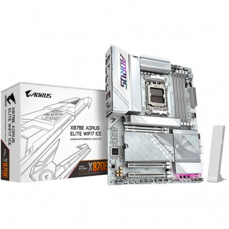 AORUS emaplaat X870E ELITE WIFI7 ICE, valge