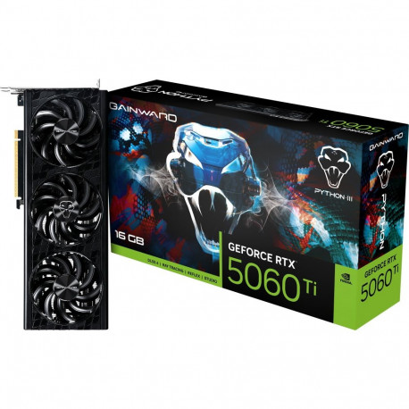 GeForce graafikakaart RTX 5060 Ti Python III 16GB DLSS 4 3x DisplayPort 1x HDMI 2.1