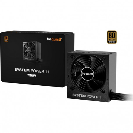 Be quiet System Power 11 750W ATX3.1 (black, 1x 12-pin high power GPU, 2x PCIe, 650 watts)