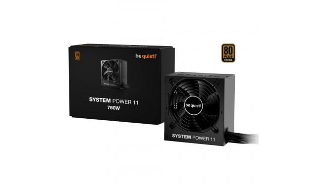 Be quiet System Power 11 750W ATX3.1 (black, 1x 12-pin high power GPU, 2x PCIe, 650 watts)