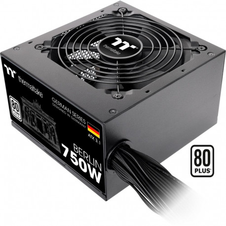 BERLIN 750W ATX3.1 (schwarz, 1x 12-Pin High Power GPU, 2x PCIe, 750 Watt)