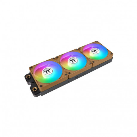 Thermaltake CT120 EX Reverse ARGB Sync PC Cooling Fan Gravel Sand (Light Brown, Pack of 3, 120 mm)