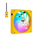 Thermaltake CT120 EX ARGB Sync PC Cooling Fan Bumblebee (Yellow, Pack of 3, 120 mm)