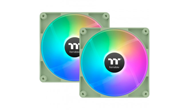 CT140 Reverse ARGB Sync PC Cooling Fan Matcha Green (hellgrün, 2er Pack, Reverse, 140 mm)