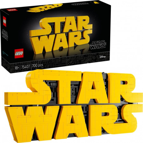 75407 Star Wars Logo aus LEGO Steinen