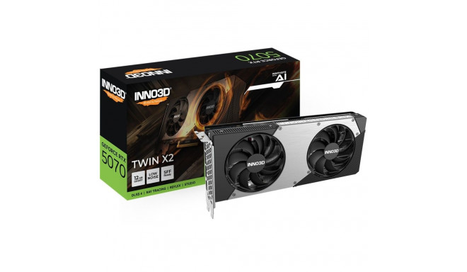Inno3D GeForce RTX 5070 TWIN X2 (DLSS 4, 3x DisplayPort, 1x HDMI 2.1)