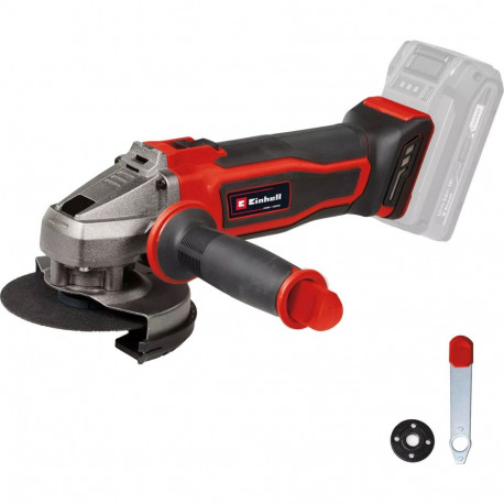 Einhell Power X-Change Cordless Angle Grinder TE-AG 18/115-2 Li - Solo, 18 Volt (red/black, without