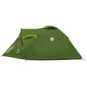 Coleman Darwin 4 Plus Blackout Dome Tent (dark green/light green, with tunnel porch, model 2025)