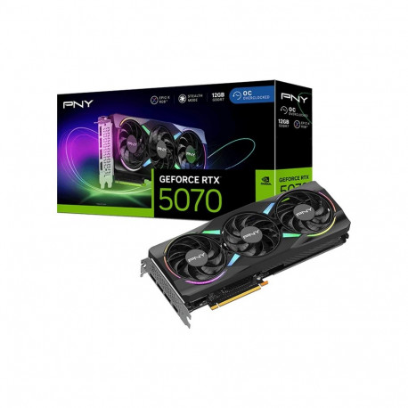 PNY GeForce RTX 5070 ARGB OC (DLSS 4, 3x DisplayPort, 1x HDMI 2.1)
