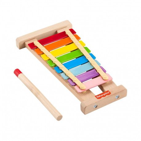 Mattel Wooden Xylophone Musical Instrument for Toddlers (2 Pieces)