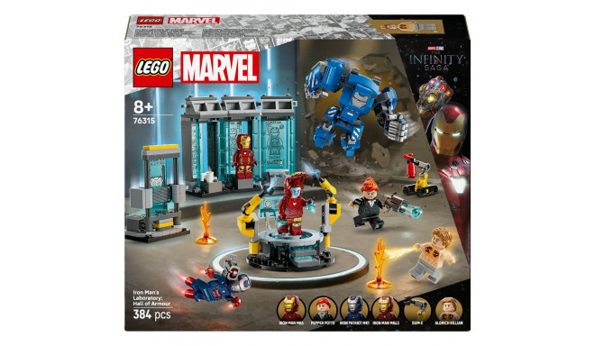 LEGO 76315 Marvel Super Heroes Iron Man's Laboratory: Hall of Armor