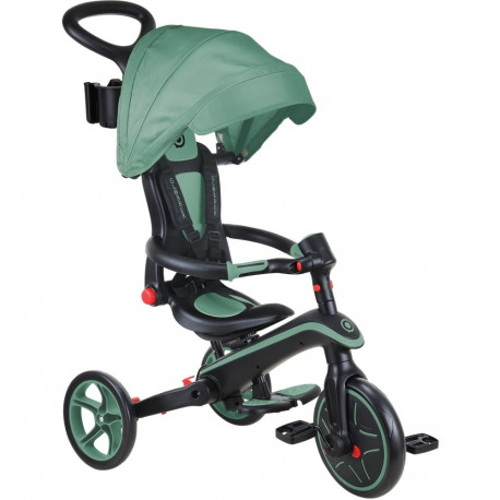 GLOBBER Explorer Trike Foldable 4 in 1 (olive green)