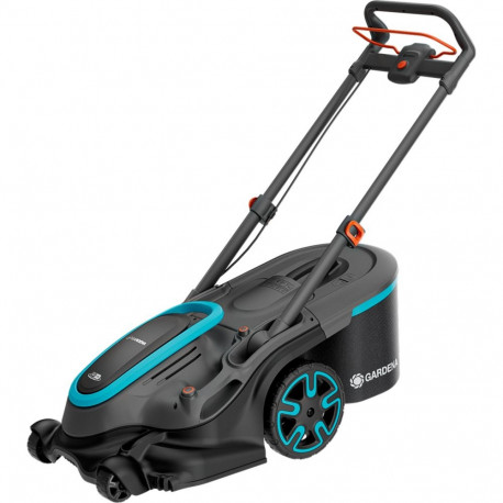 Gardena cordless lawnmower PowerMax Duo 46/36V P4A, Ready-To-Use Set 1, 36Volt (2x18V) (black/grey,