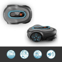 Gardena robotic lawnmower smart SILENO max 1,200m? (grey/turquoise, Li-ion battery, LONA technology)