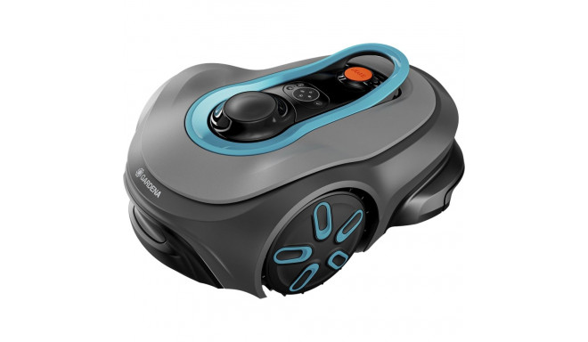 Gardena robotic lawnmower smart SILENO free 800m? set (grey/turquoise, Li-ion battery, with smart ga