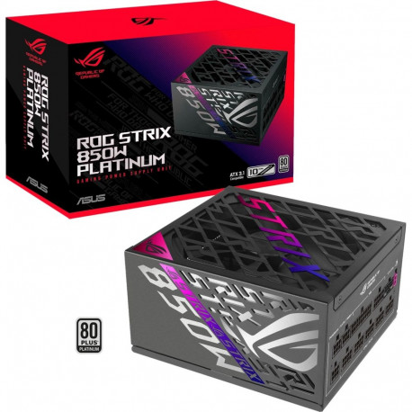 ROG-STRIX toiteplokk 850P-GAMING 1x 12-pin suure võimsusega GPU 3x PCIe kaablihaldus 850W