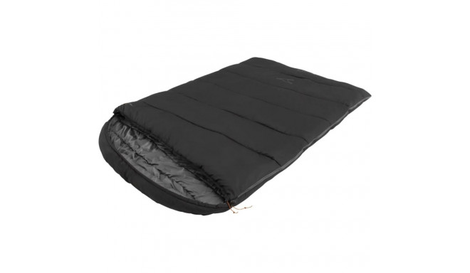 Easy Camp Sleeping Bag Raven Square Double 5°C (black, model 2025)