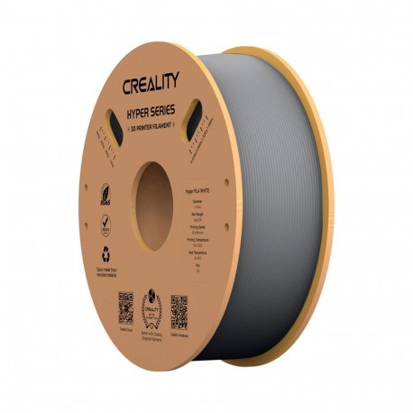 Creality Hyper PLA Filament Grey, 3D Filament (grey, 1 kg, 1.75 mm, on a roll)