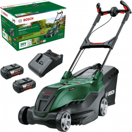 Aku muruniiduk AdvancedRotak 36V-40-650 2x Li-Ionen Akku 4,0Ah POWER FOR ALL, roheline/must