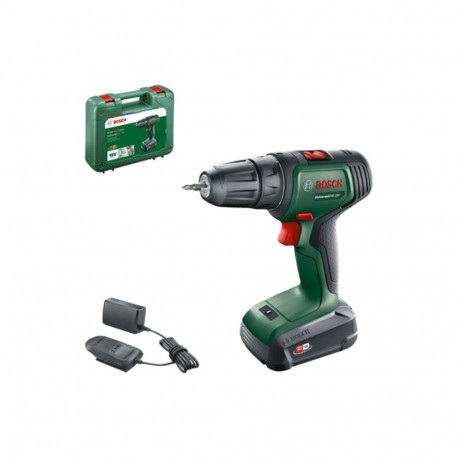 Akku-Bohrschrauber UniversalDrill 18V (grün/schwarz, Li-Ionen Akku 2,5Ah, Koffer, POWER FOR ALL ALLI