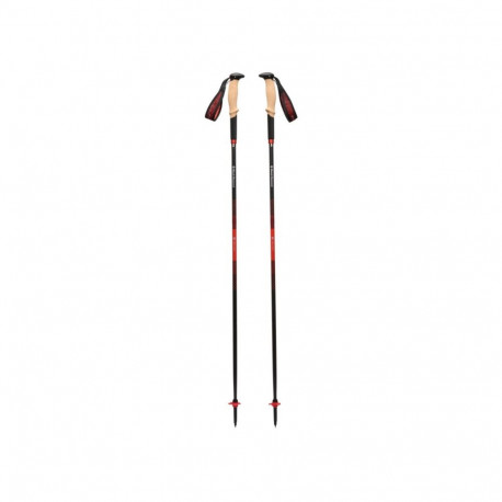 Black Diamond Pursuit Carbon Z trekking poles (anthracite/orange, 1 pair, 125 cm)