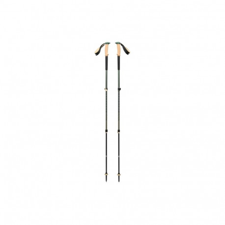 Trekkingstöcke Trail Cork (grün/beige, 1 Paar, 100-140 cm)