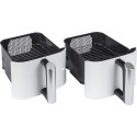 Ninja Double Stack XL 2-Tier Air Fryer SL400EUWH (white, 2,470 watts, 2 baskets each 4.75 liters)