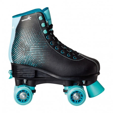 Rollschuh Disco Gr. 31-34 (türkis/schwarz)