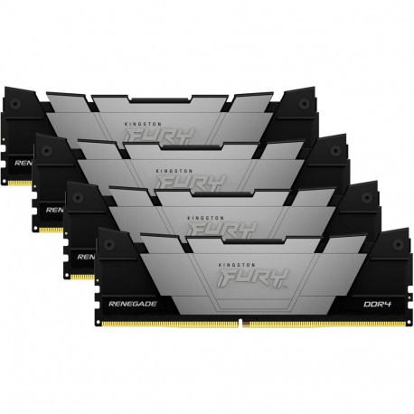 Kingston DDR4 - 128GB - 3600 - CL - 18 (4x 32 GB) quad kit (black, KF436C18RB2K4/128, Renegade, INTE