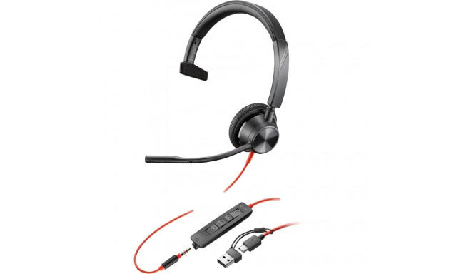 Blackwire 3315 mono USB-C, must