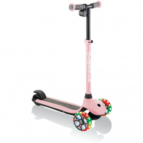 One K rulluisud E-Motion Plus 4 Plus valgustusega, roosad