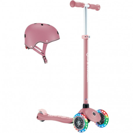 GLOBBER Primo Plus Lights incl. helmet (pink)