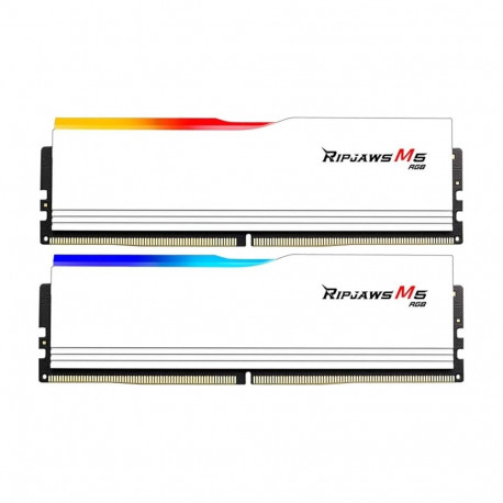 DIMM 32 GB DDR5-6000 (weiß, F5-6000J2836G16GX2-RM5RW, Ripjaws M5 RGB, INTEL XMP)