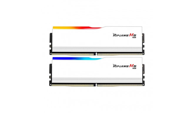 G.Skill DDR5 - 32GB - 6000 - CL - 28, single (white, F5-6000J2836G16GX2-RM5RW, Ripjaws M5 RGB, INTEL