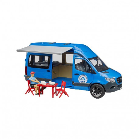 MB Sprinteri matkaauto 02684 koos juhiga, sinine