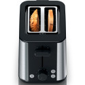 Braun Household Toaster PurShine HT 1510 BK (stainless steel/black, 900 watts, for 2 slices of toast