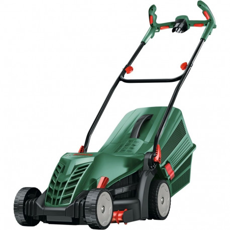 Bosch Powertools Electric Lawnmower UniversalRotak 34-405 (green, 1,300 watts, width 34 cm)