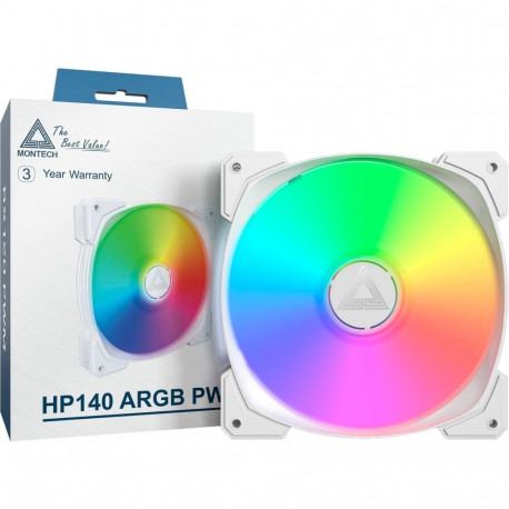 HP140 ARGB PWM 140x140x25 (weiß, 140 mm)